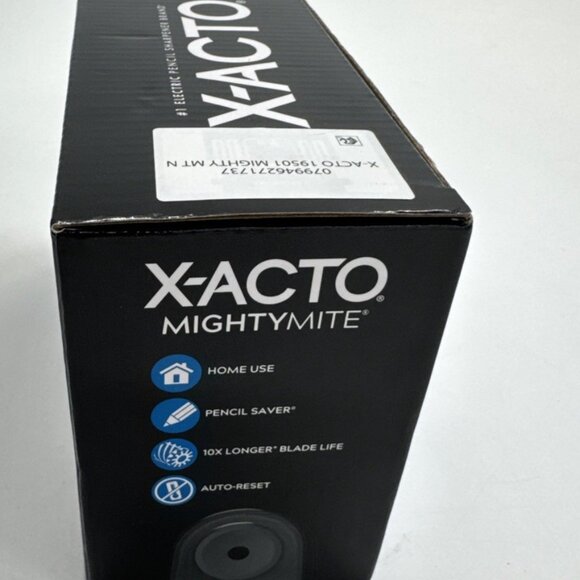 X-ACTO Mighty Mite Electric Pencil Sharpener Colored Pencil 757673 NEW - Picture 6 of 10